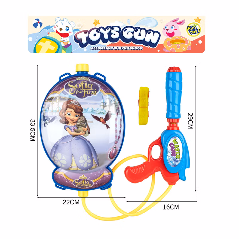 2024 Summer Hotselling Pull-out Backpack Water Gun Kids Outdoor Fun Toys