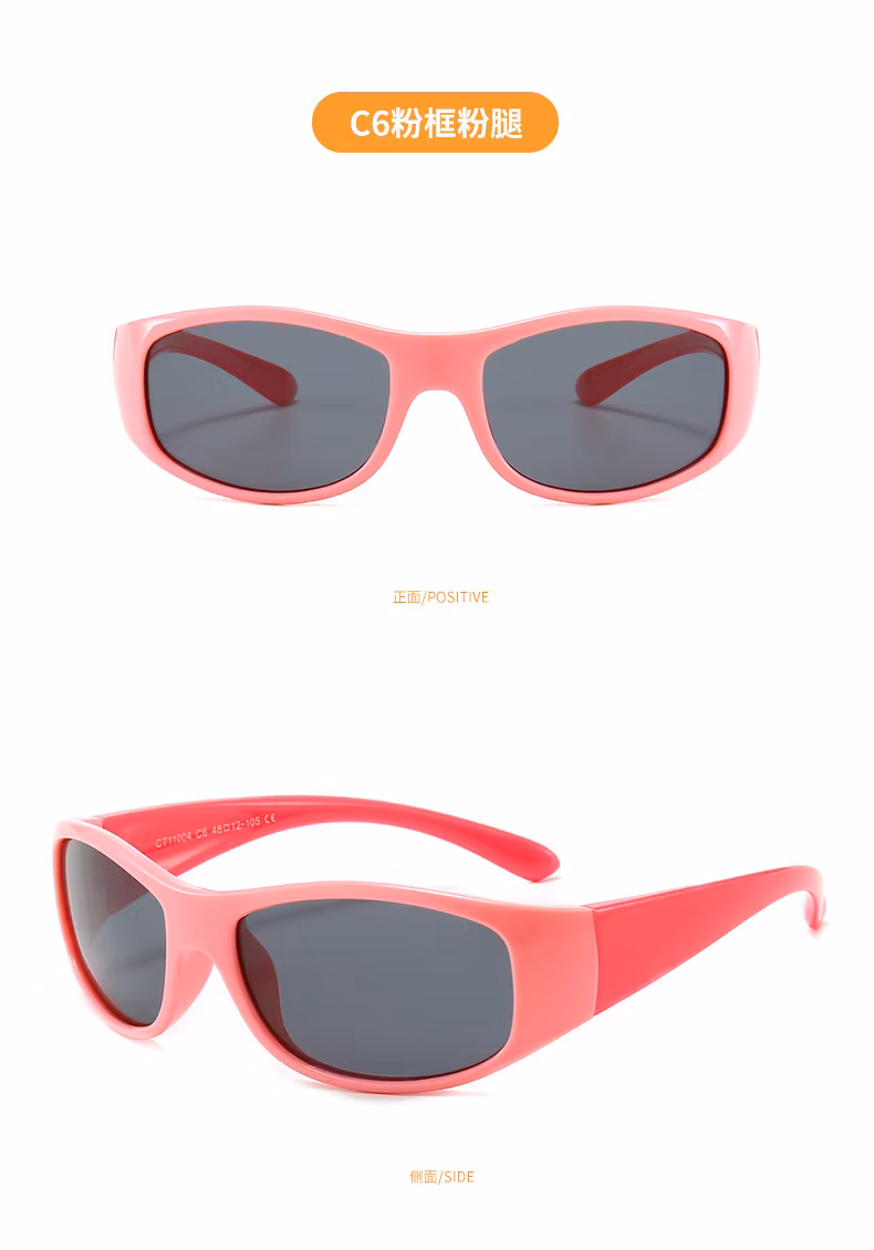 2023 Superhot Colorful Kids Outdoor Tac Polarized UV400 Blocking Sunglasses Light Weight Children Sports Outdoor Sunglasses