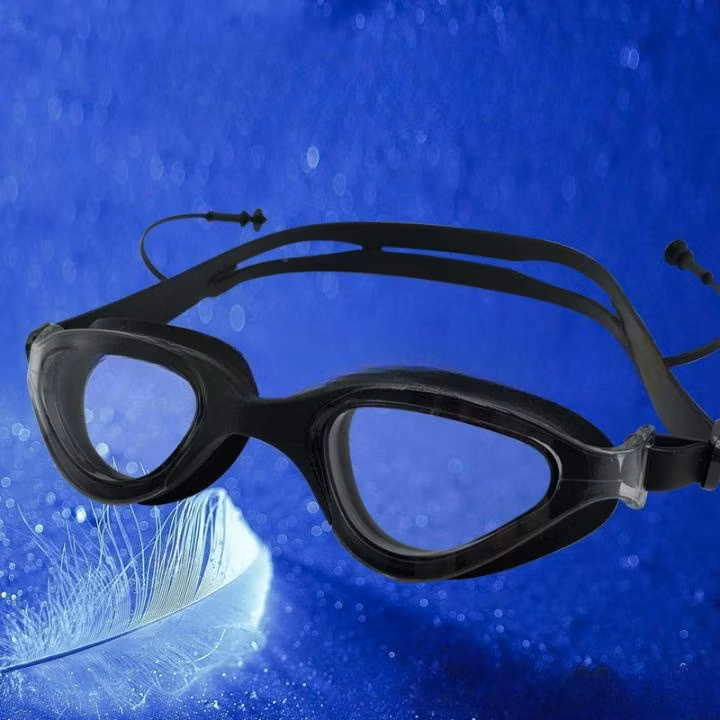 OEM Adult Waterproof and Fog-Proof HD Transparent Racing Swimming Goggles