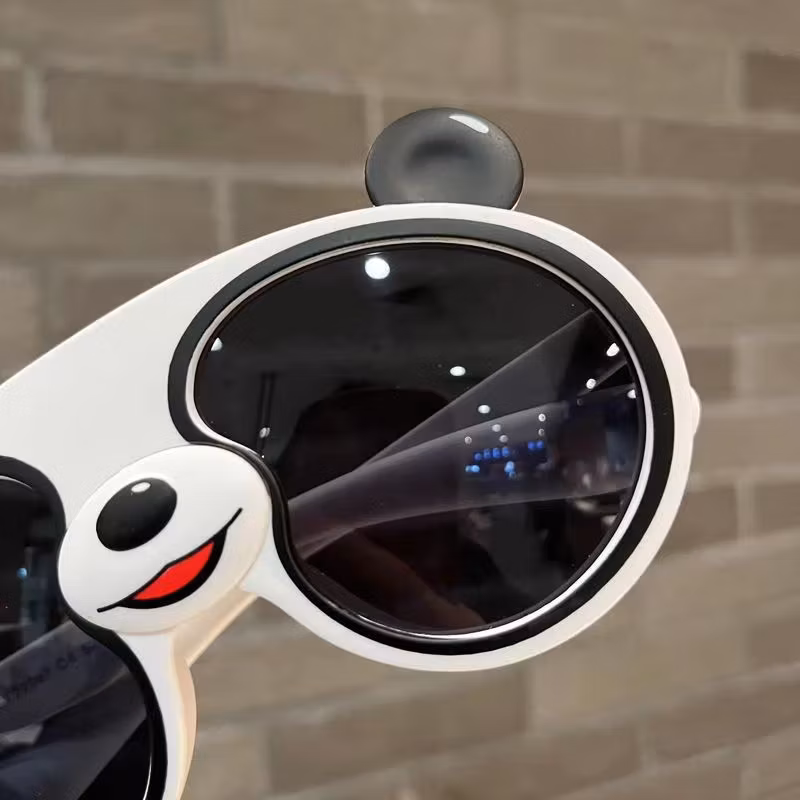 Designer CE New Popular Women Kids Boys and Girls Fashion Trendy Stock Wholesale Bulk Factory Price Bing Den Den Polarized Silica Gel Funny Panda Sunglasses