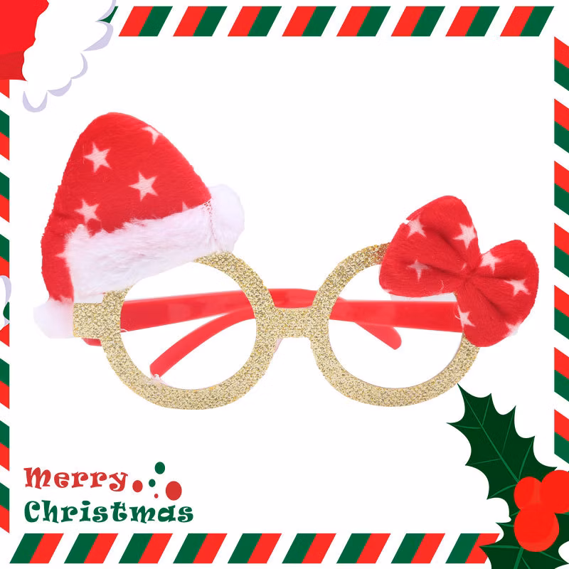 Christmas Decoration Glasses Children Snowman Eyeglass Frame