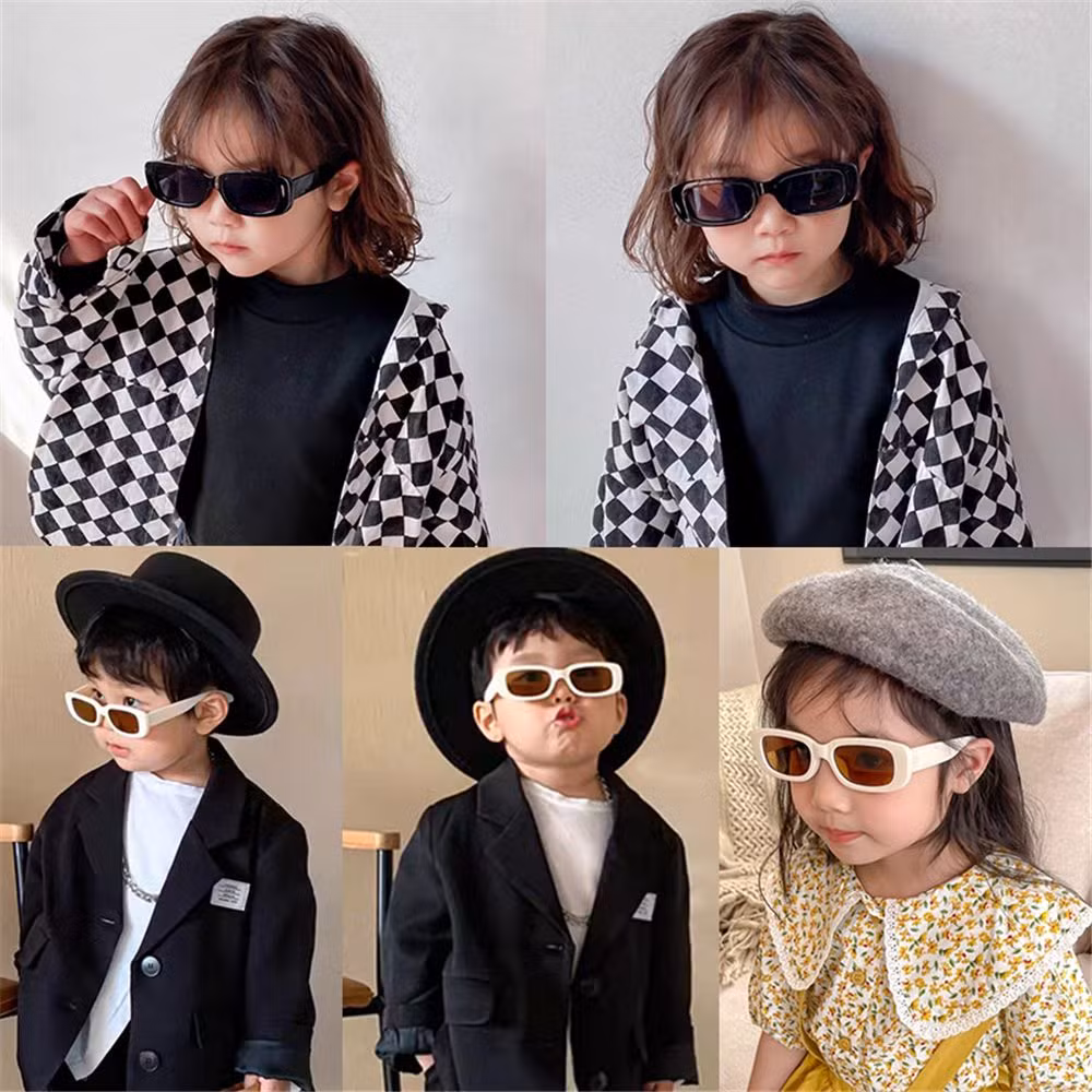 UV400 Girls Boys Cute Street Sunglasses Baby Outdoor Sports Sun Shades Children Lovely Vintage Eyewear
