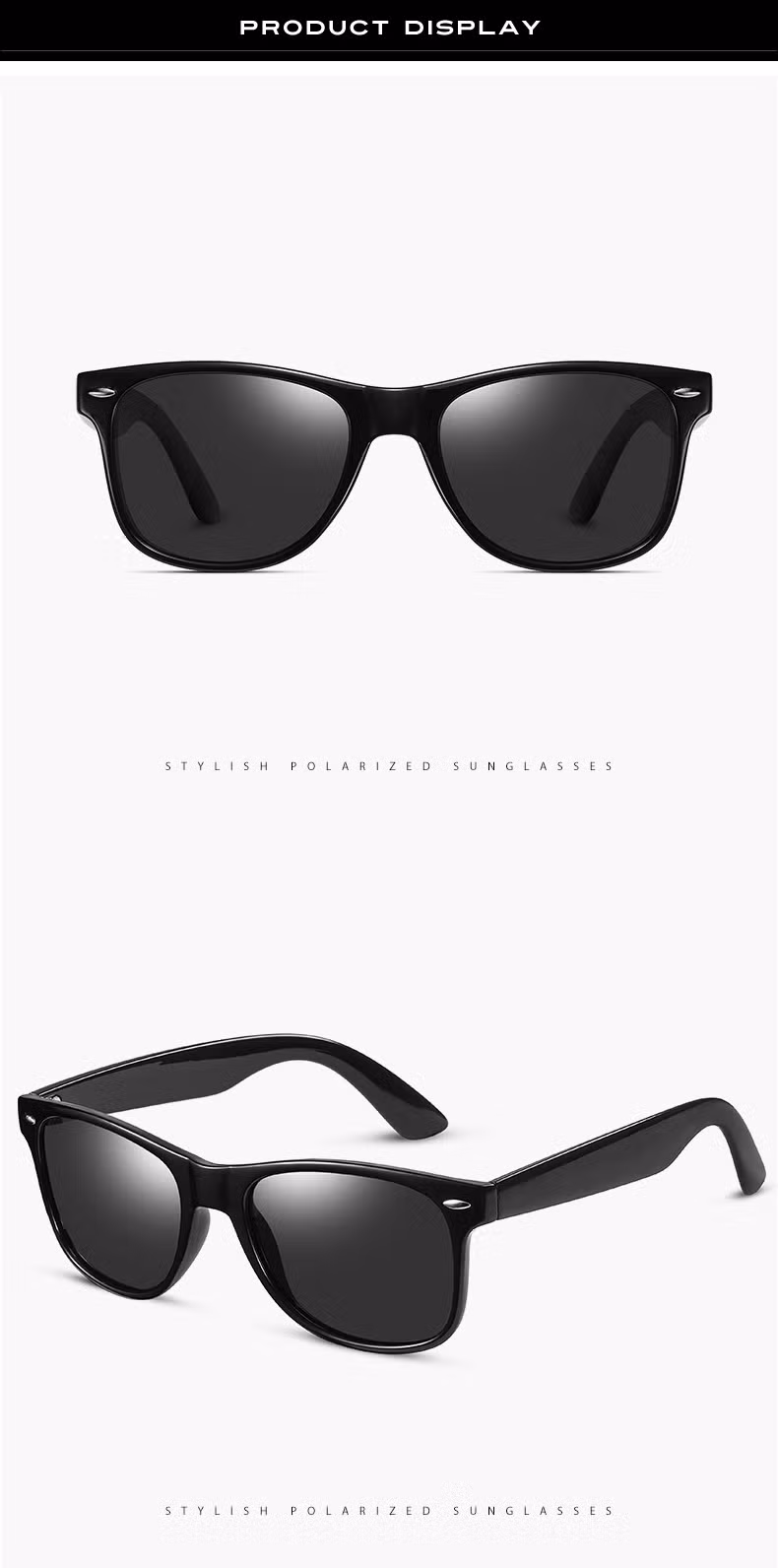 Ready to Ship New Arrive Hot Selling Colorful PC Retro Fashion Polarized Sunglasses for Man and Women Wholesale