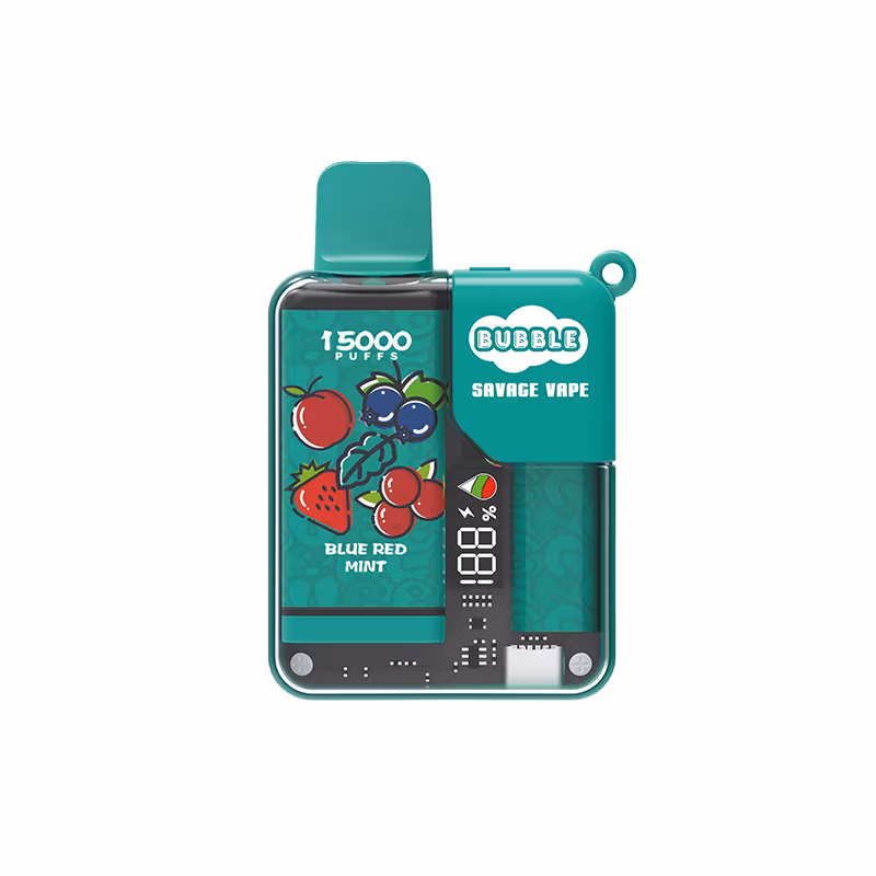 2024 New Released 25ml E-Liquid Type-C Rechargeable Disposable Vape Pod Savage Bubble 15000 Puff 10 Flavors Disposable Vape 13000 Puffs Bar Child Lock Function