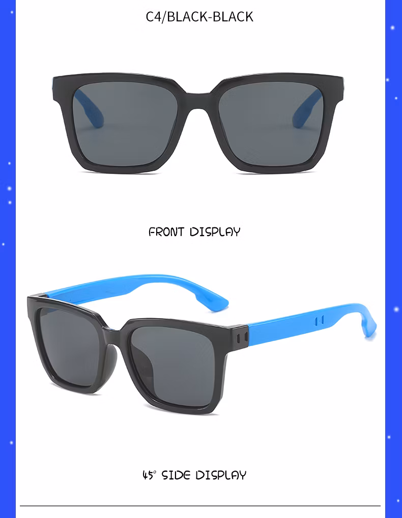 Hot Selling Fashion Trend Manufacturers Wholesale Flexible Kids Eyewear Unisex Sun Glasses Children Fancy Sunglasses