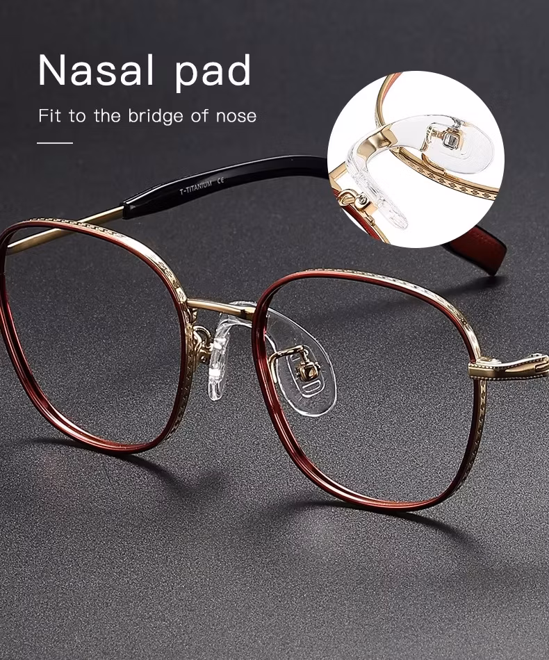 80934 Custom Classic Optical Eyeglasses Ultralight Eyewear Pure Titanium Glasses Frames Rimless Glasses for Child Teenager