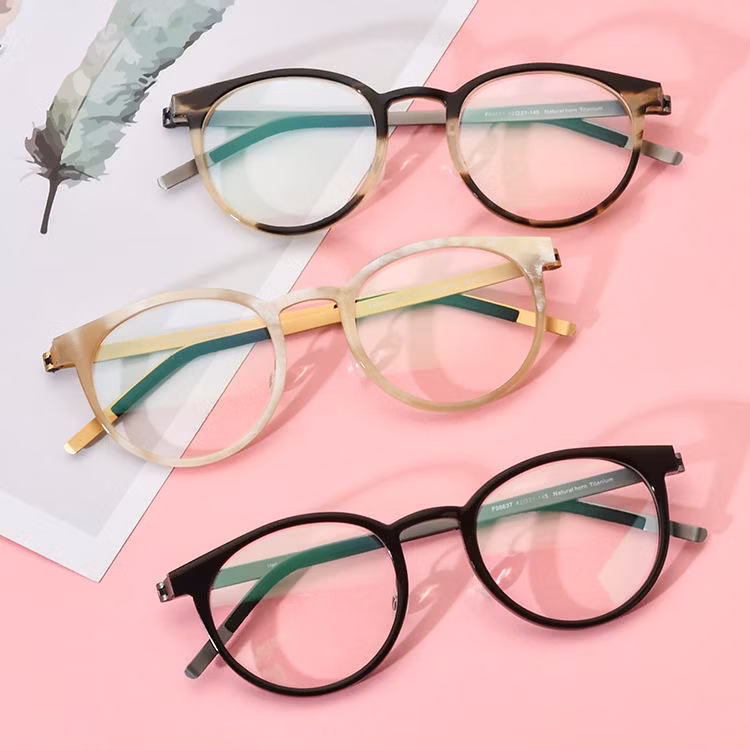 High Quality Hand Made Round Children Acetate Optical Eyeglasses Frames