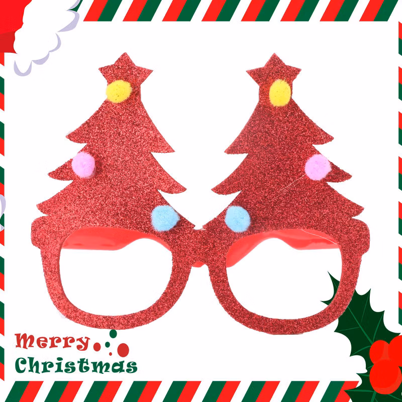 Christmas Decoration Glasses Children Snowman Eyeglass Frame