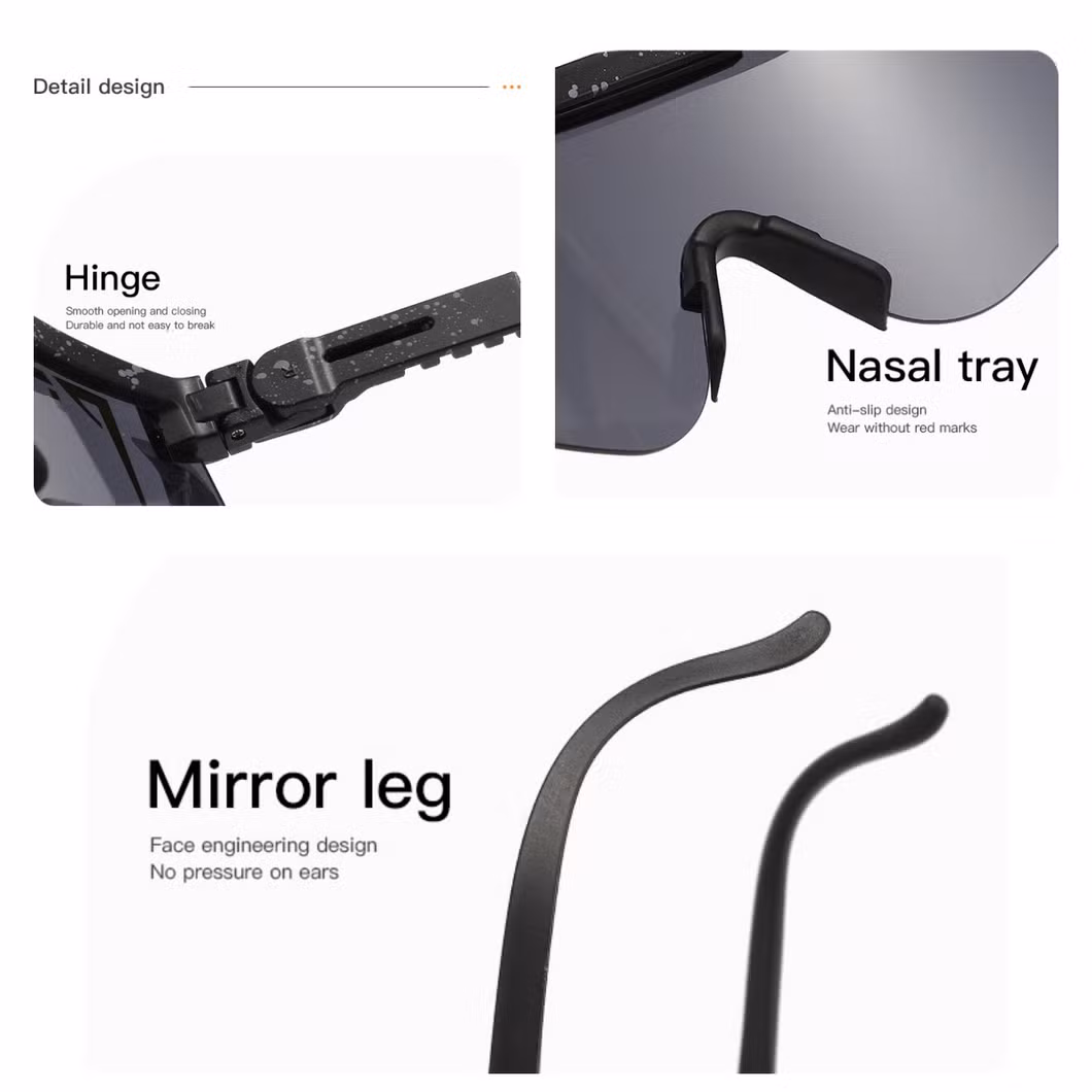 2024 Wholesale Outdoor Shades Kids Polarized Sunglasses Sports UV400 Glasses Children Cycling Sports Sunglasses