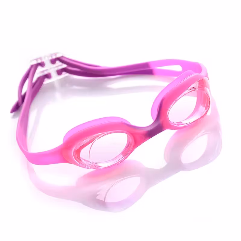 Kids Children Baby Swim Goggles High Quality One-Piece Silicone Frame Gasket Anti-Fog UV-Protective PC Lens