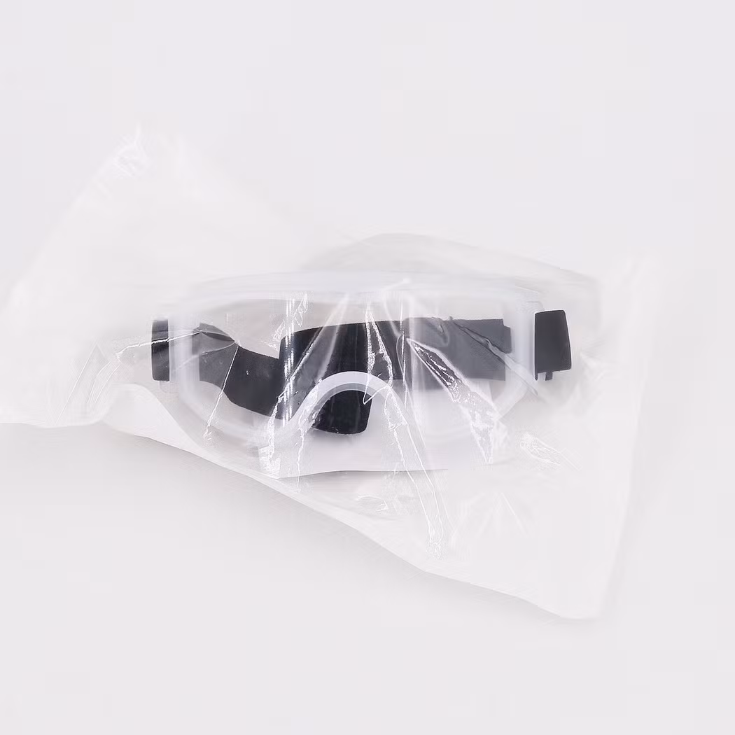 Anti-Fog Dust Proof Eye Protector Transparent Safety Medical Goggles with Elastic Head Band