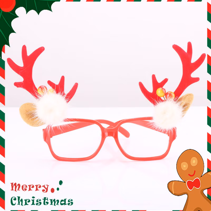 Christmas Decoration Glasses Children Snowman Eyeglass Frame