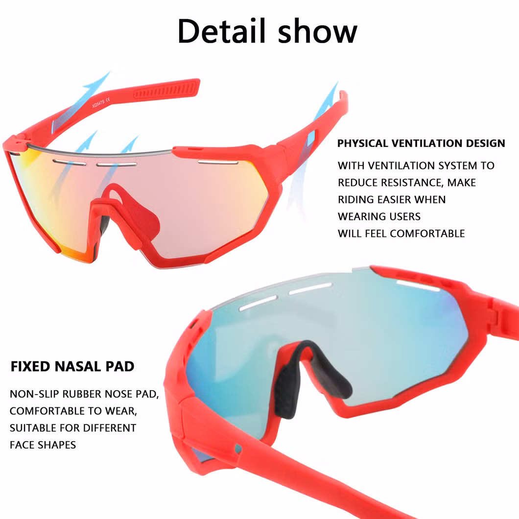 High Quality Kids Cycling Goggles Marathon Running Polarized Glasses Outdoor Mountaineering Windproof UV Protective Sunglasses