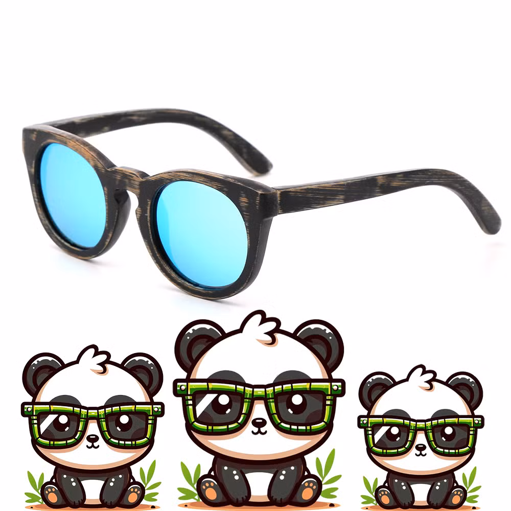 Handmade Bamboo Kids Fashion Eco-Friendly Sunglasses