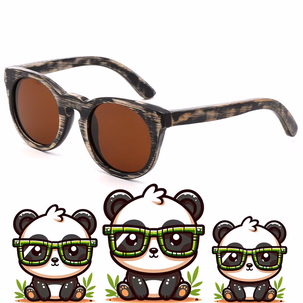 Handmade Bamboo Kids Fashion Eco-Friendly Sunglasses