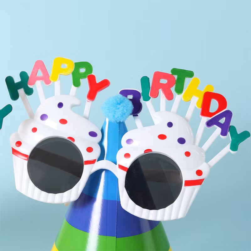 Funny Hawaiian Tropical Sunglasses Summer Daisy Sun Glasses Flower Eyewear Costume Dance Sunglass Party Glasses for Beach Indoor Pool Photo Booth Props