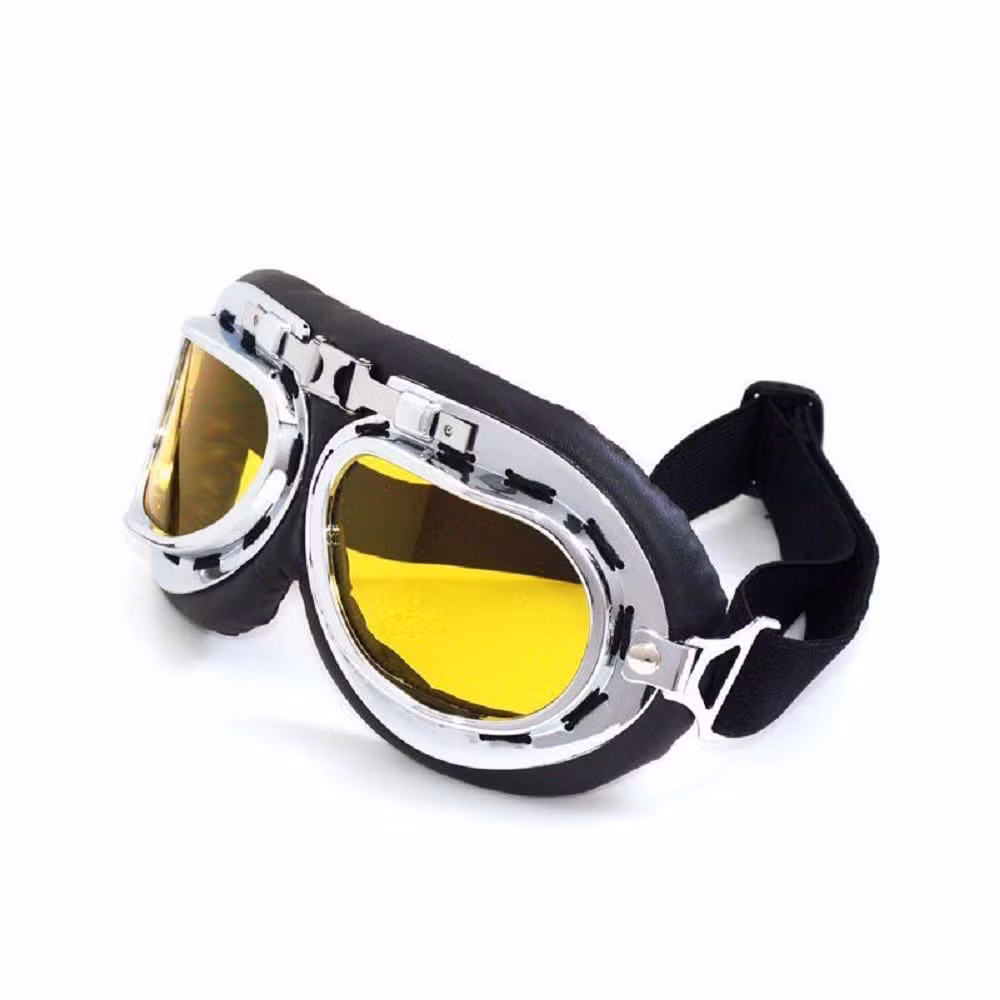Anti-UV Motorcycle Goggles Vintage Rider Sunglasses Ci18824