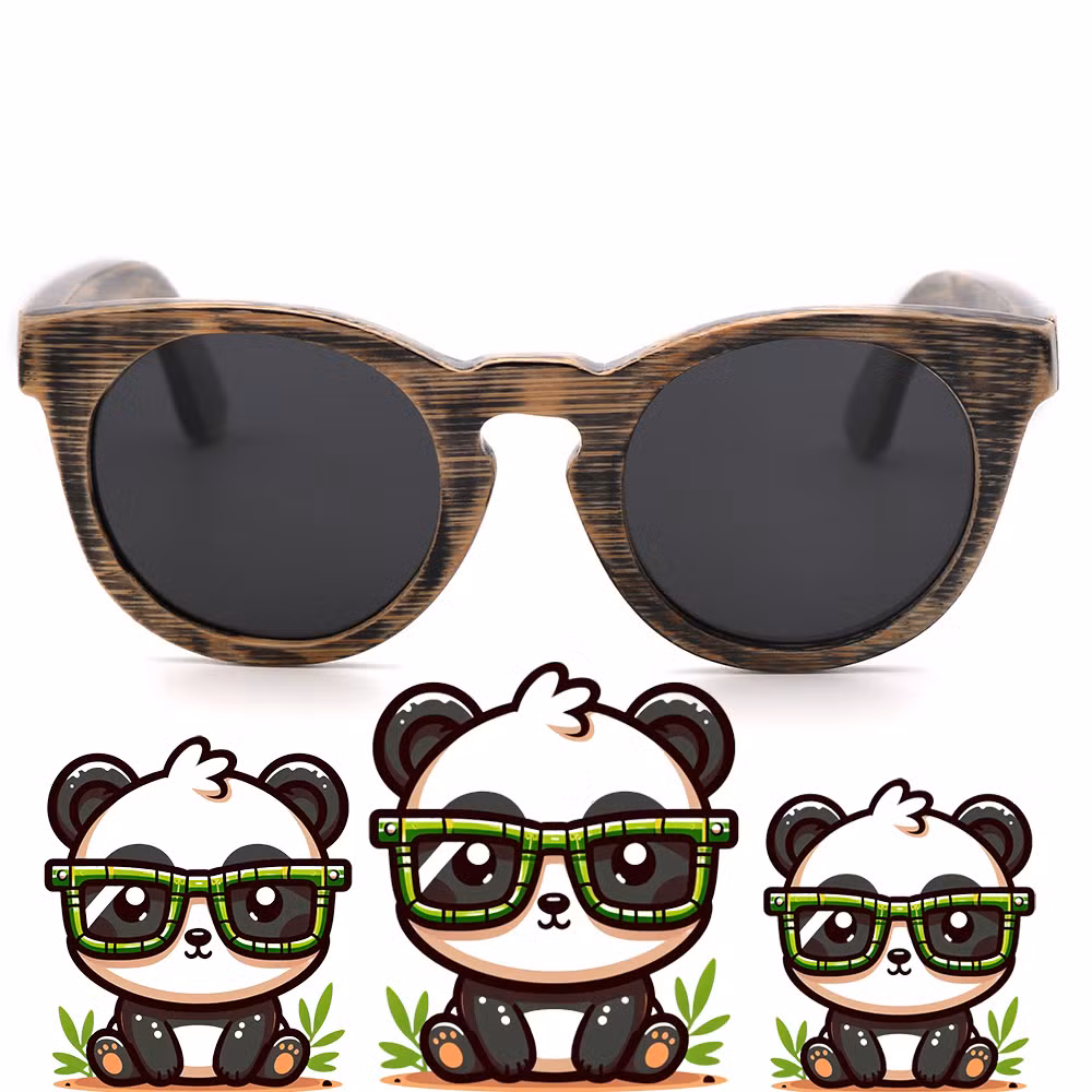 Handmade Bamboo Kids Fashion Eco-Friendly Sunglasses