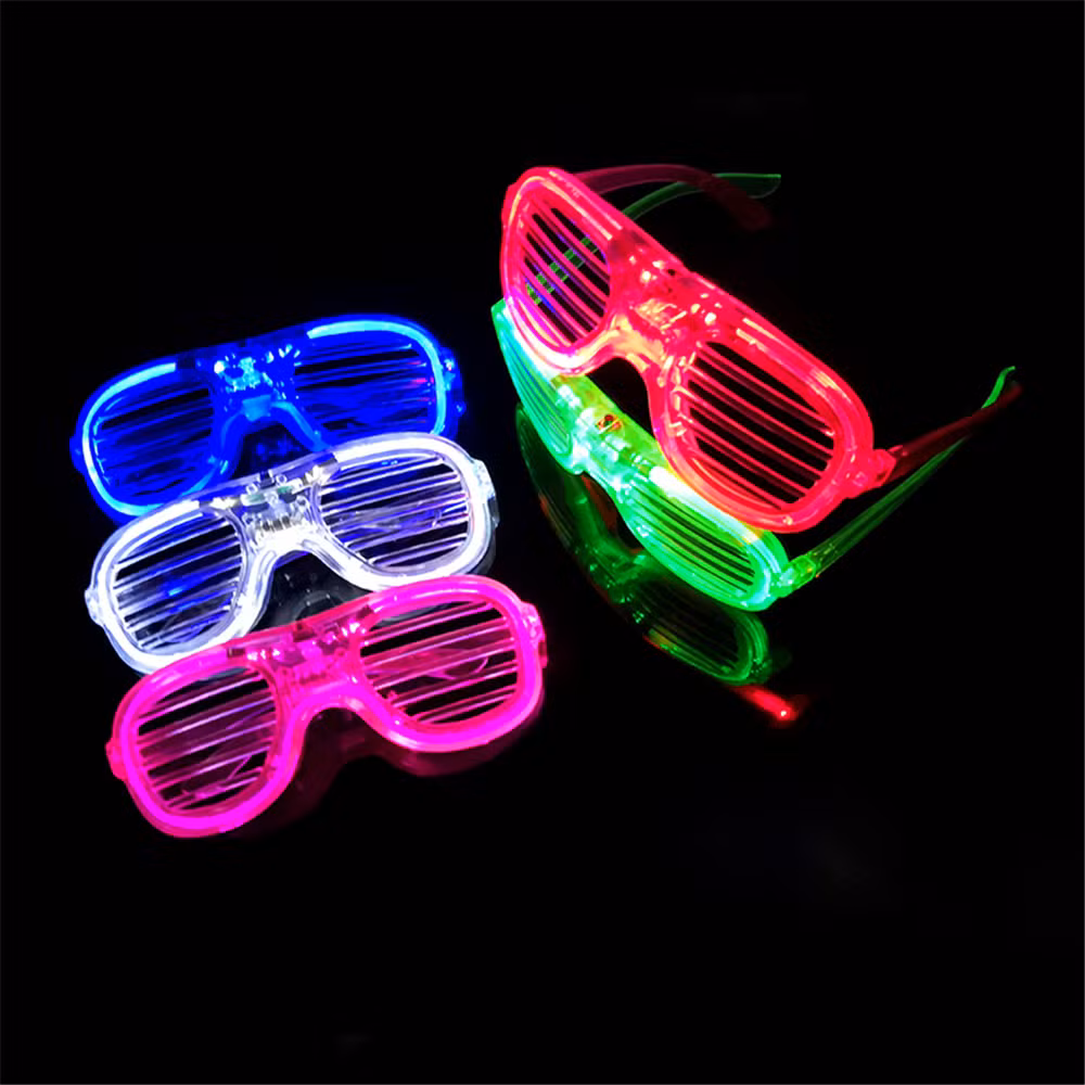 fashion LED Glasses Creative Luminous Party Light up LED Sunglasses for Kids