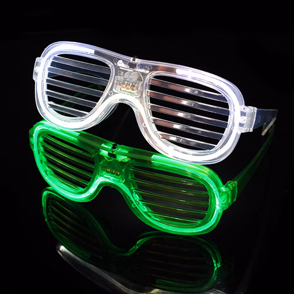 fashion LED Glasses Creative Luminous Party Light up LED Sunglasses for Kids
