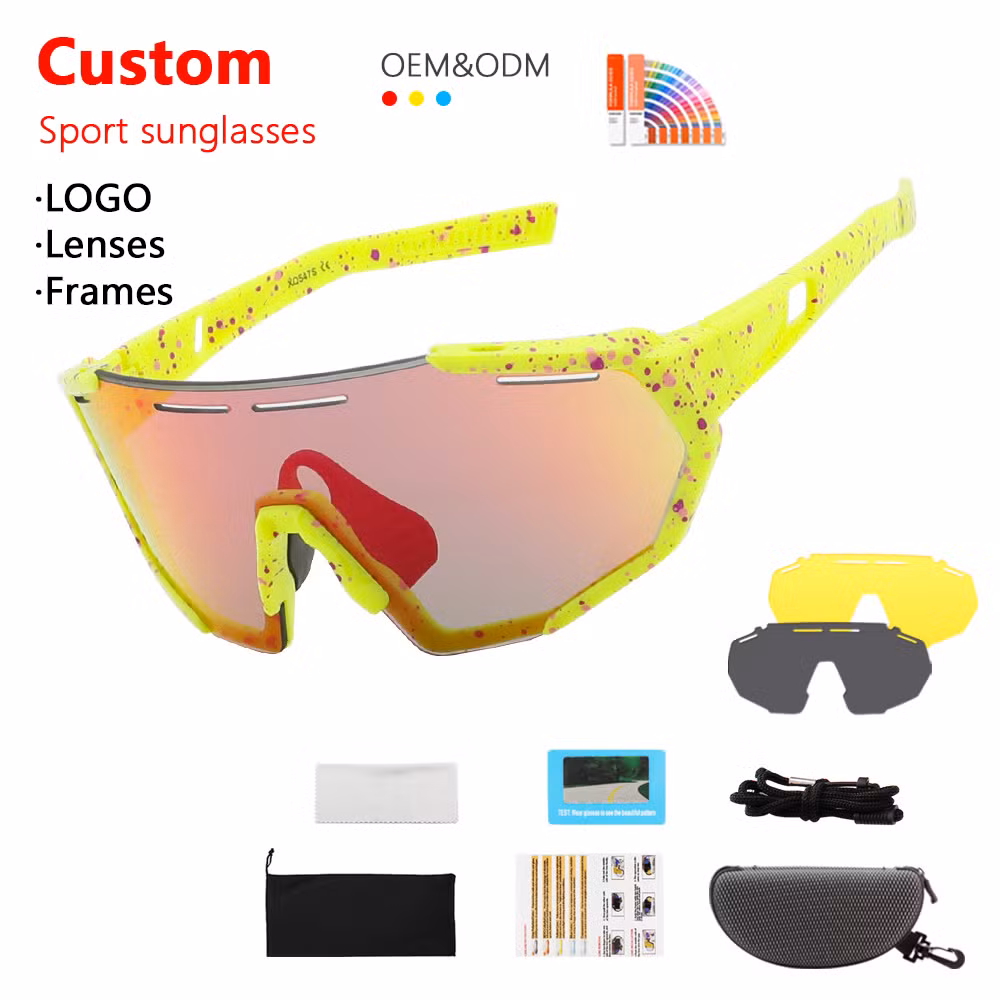 High Quality Kids Cycling Goggles Marathon Running Polarized Glasses Outdoor Mountaineering Windproof UV Protective Sunglasses
