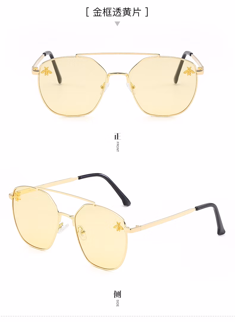 2021 Large Windproof Motorcycle Olive Red Pink Green Rose Titanium Retro Mens and 18K Metallic Black 18 K Gold Kids Baby Round Flower Millionaire Sunglasses