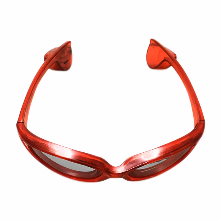 2024 New Design LED Sun glasses Party Glasses Glow in The Dark Luminous Glasses Acrylic Net Red Flash Cheer Sunglasses