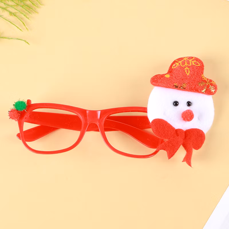 Christmas Decoration Glasses Children Snowman Eyeglass Frame
