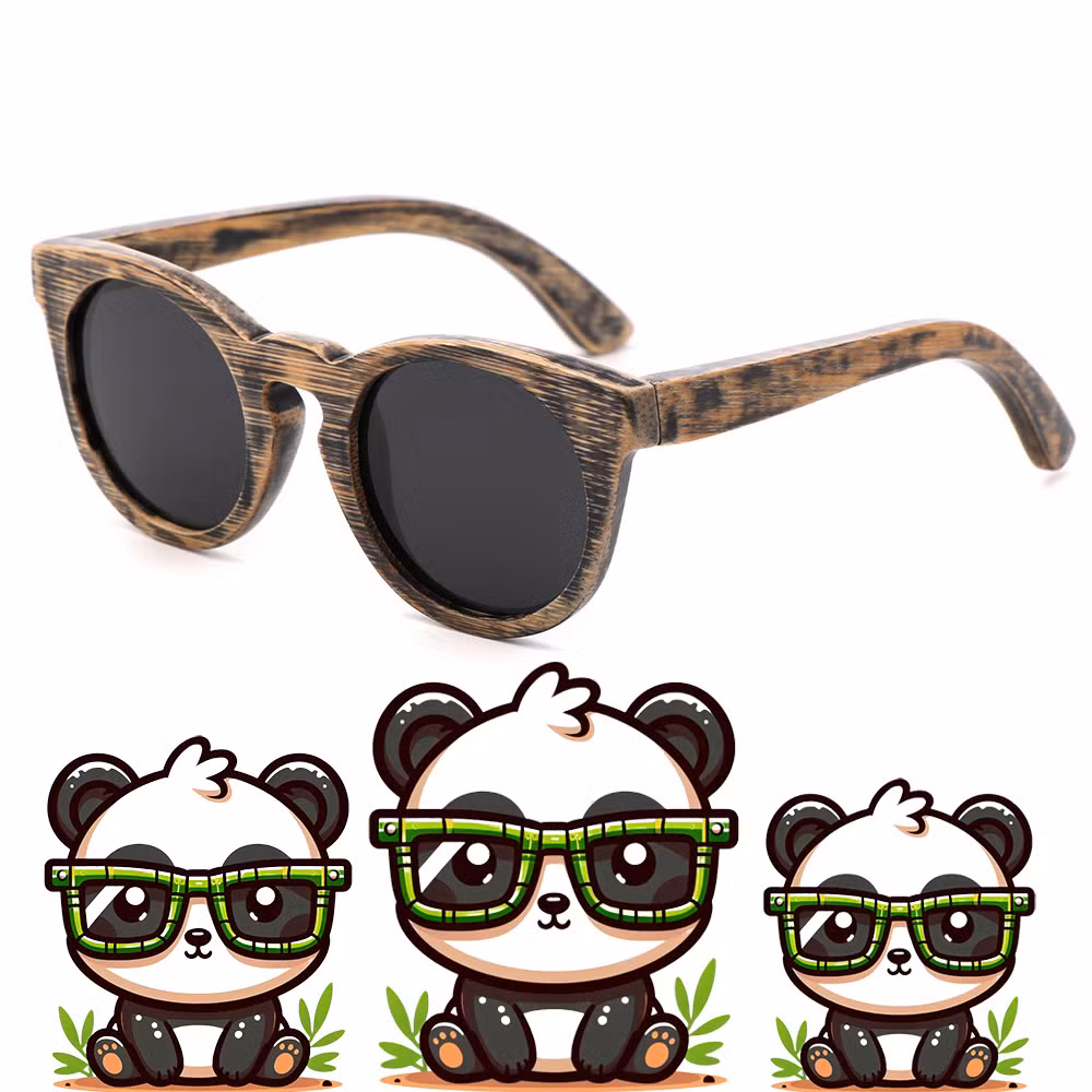Handmade Bamboo Kids Fashion Eco-Friendly Sunglasses