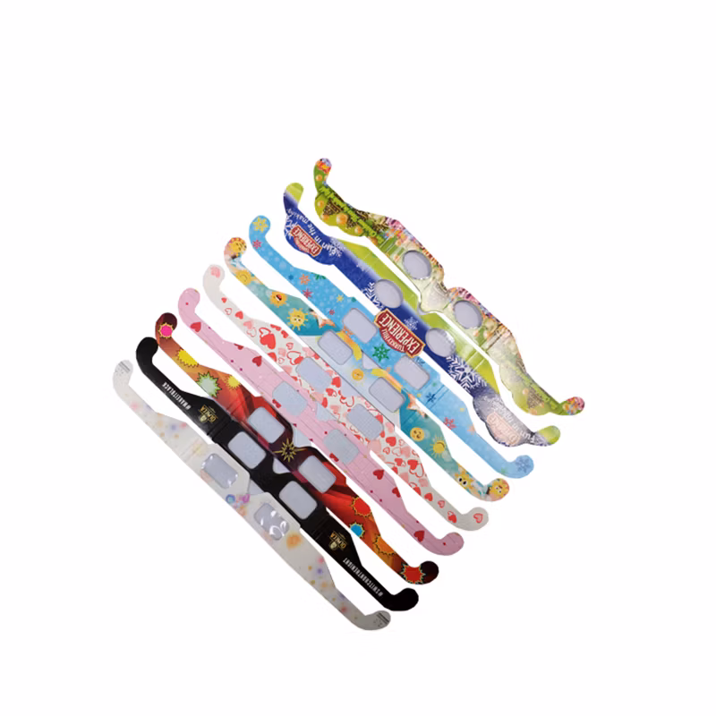 Heart Shaped Diffraction Glasses Bulk Paper Glasses