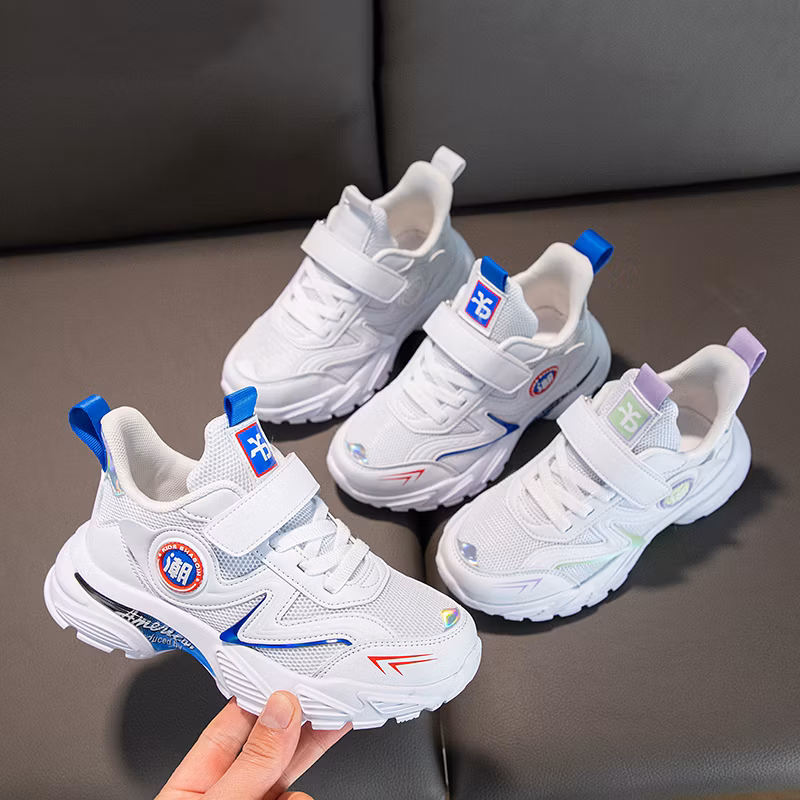 2024 New Small White Shoes Children&prime;s Casual Shoes