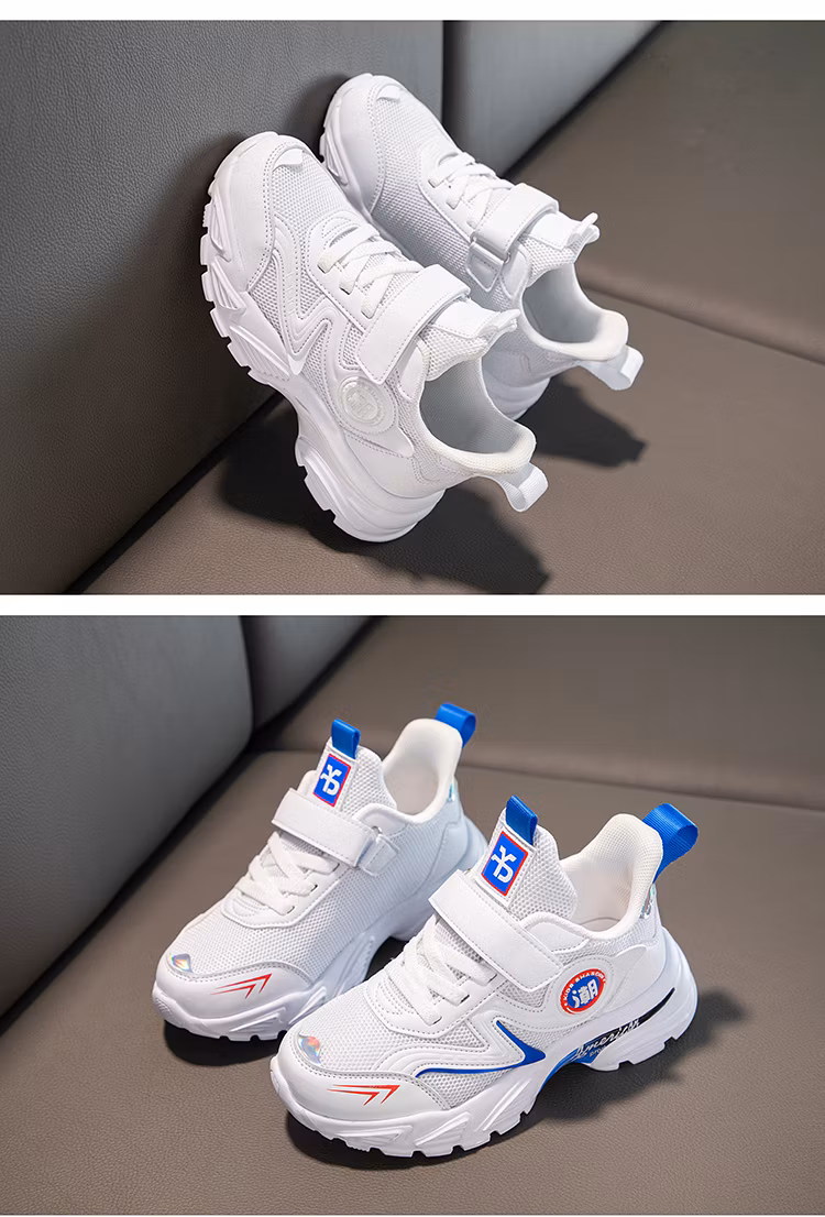 2024 New Small White Shoes Children&prime;s Casual Shoes