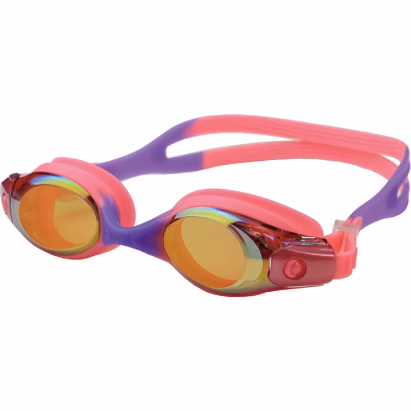 High Quality Junior Kids Colorful Silicone Swimming Goggle Anti Fog UV Protection Quick Adjust Children Swimming Glasses