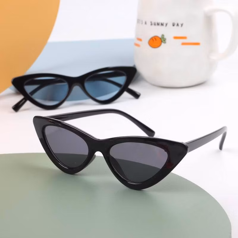 UV400 New Cat Eye Kids Sunglasses Boys Girls Triangle Sun Glasses Baby 2-8years Outdoor Shades