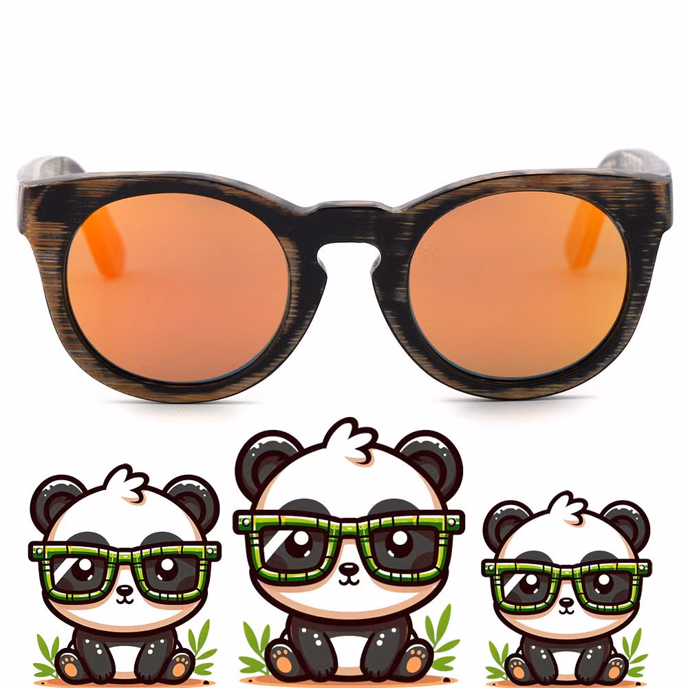 Handmade Bamboo Kids Fashion Eco-Friendly Sunglasses