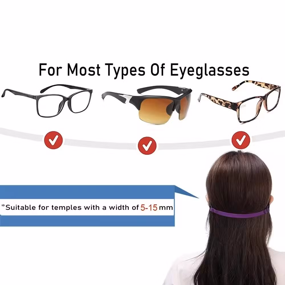 Glasses Chain for Kids Adults Sunglasses Strap Children Glasses Safety Band Strap Retainer Cord Holder Sport Glasses Rope