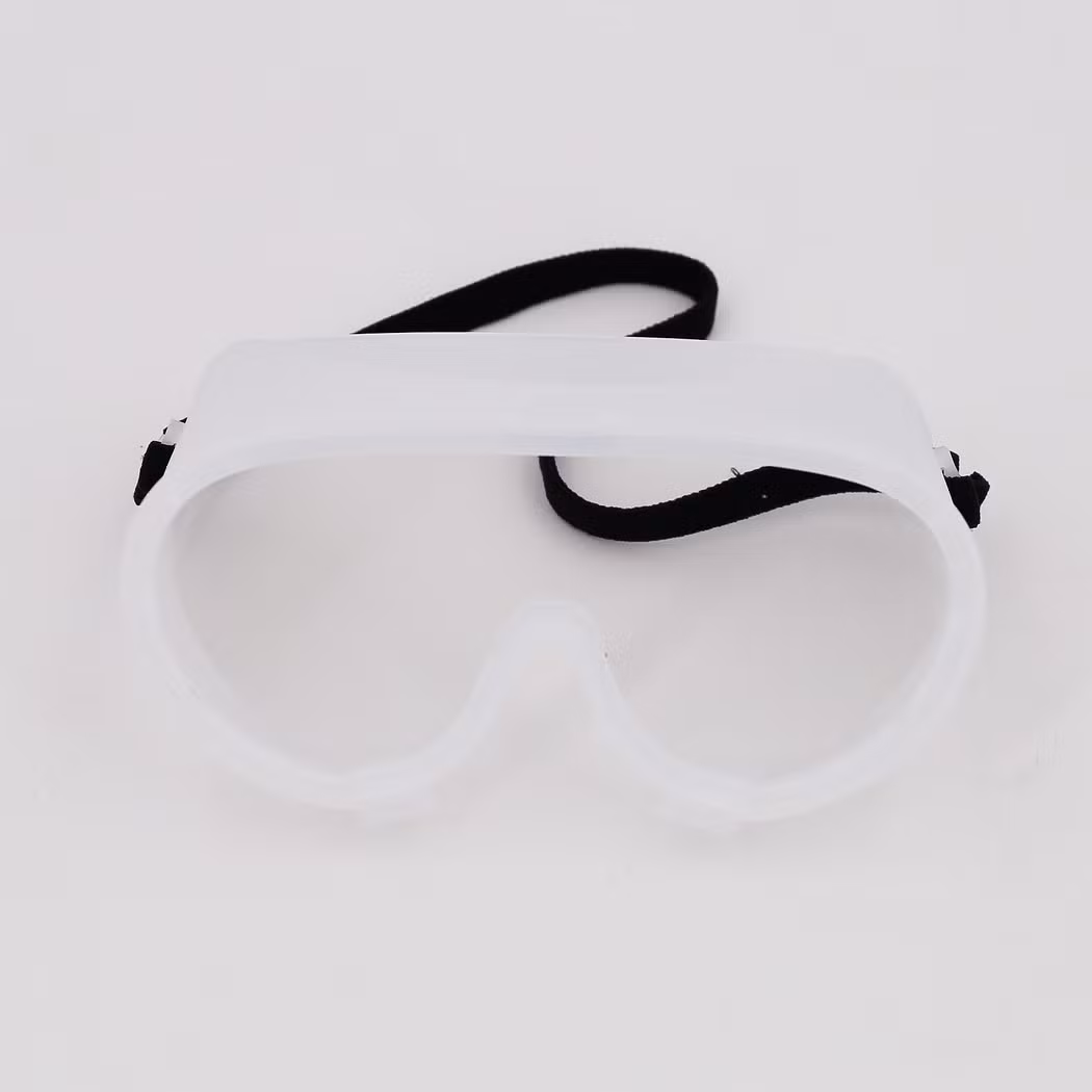 Anti-Fog Dust Proof Eye Protector Transparent Safety Medical Goggles with Elastic Head Band