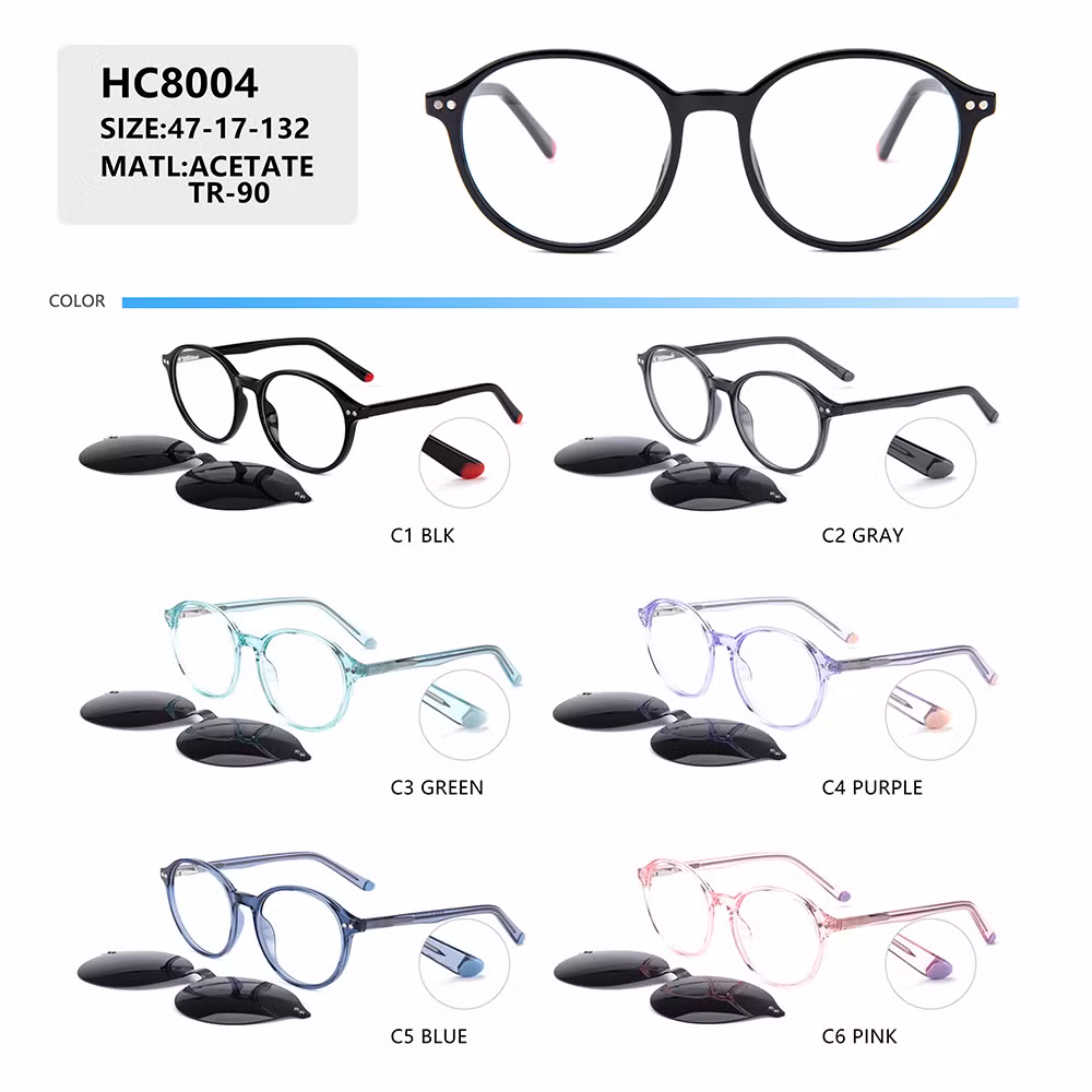 High Quality Hand Made Round Children Acetate Optical Eyeglasses Frames