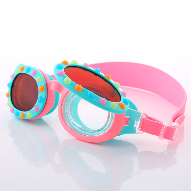 Kids Sunglasses and Swim Goggles Combine Design