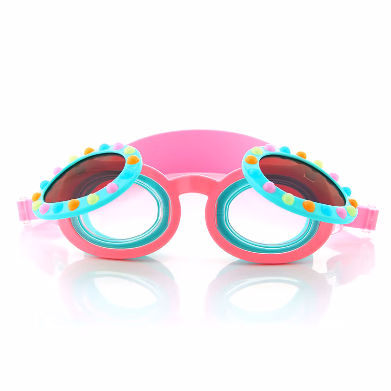 Kids Sunglasses and Swim Goggles Combine Design