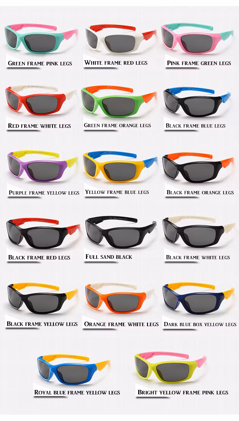Kids Sunglasses Tr 90 Colorful New Design Children Sunglasses