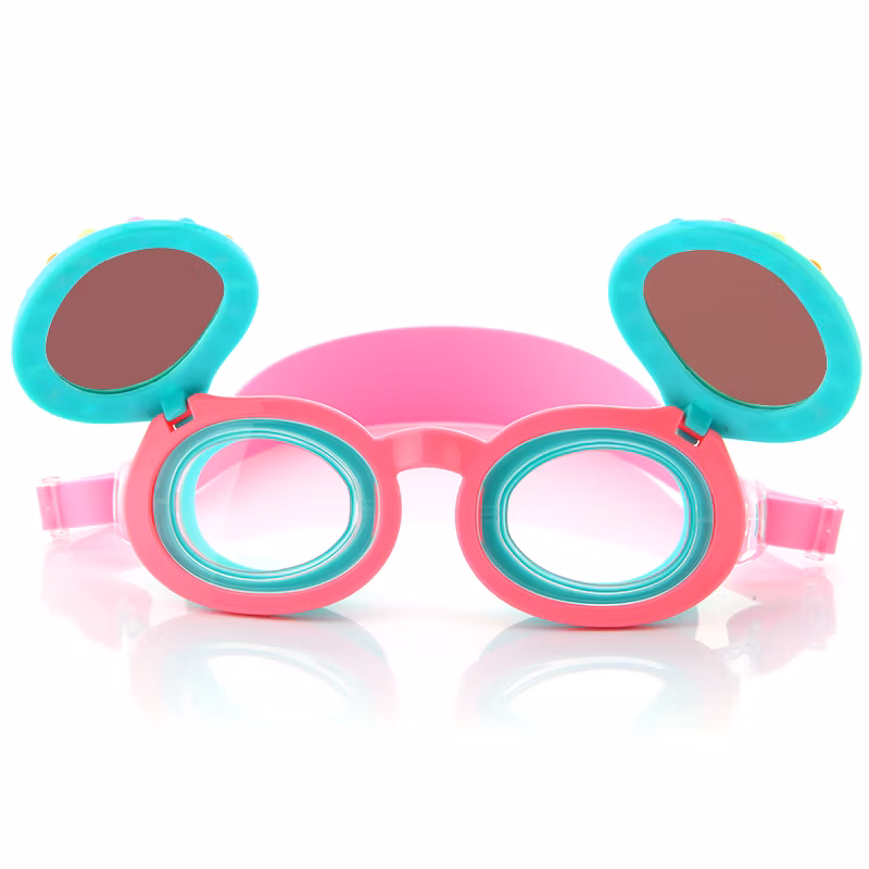Kids Sunglasses and Swim Goggles Combine Design