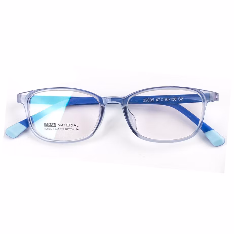 Rectangle Frame for Kids Transparent Spectacle Wholesale Glasses PPSU Safety Optical Frames