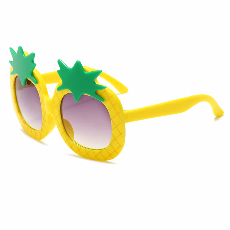 2024 New Fashion Pineapple Party Sunglasses for Kids