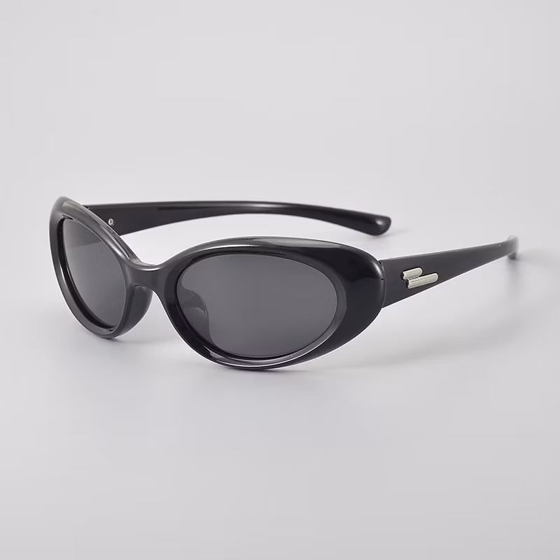 2024 New Arrivals Luxury Candy Cat Eye Sun Glasses Jelly Fashion Brand Designer Unisex Y2K Polarized Sunglasses with Brand Logo