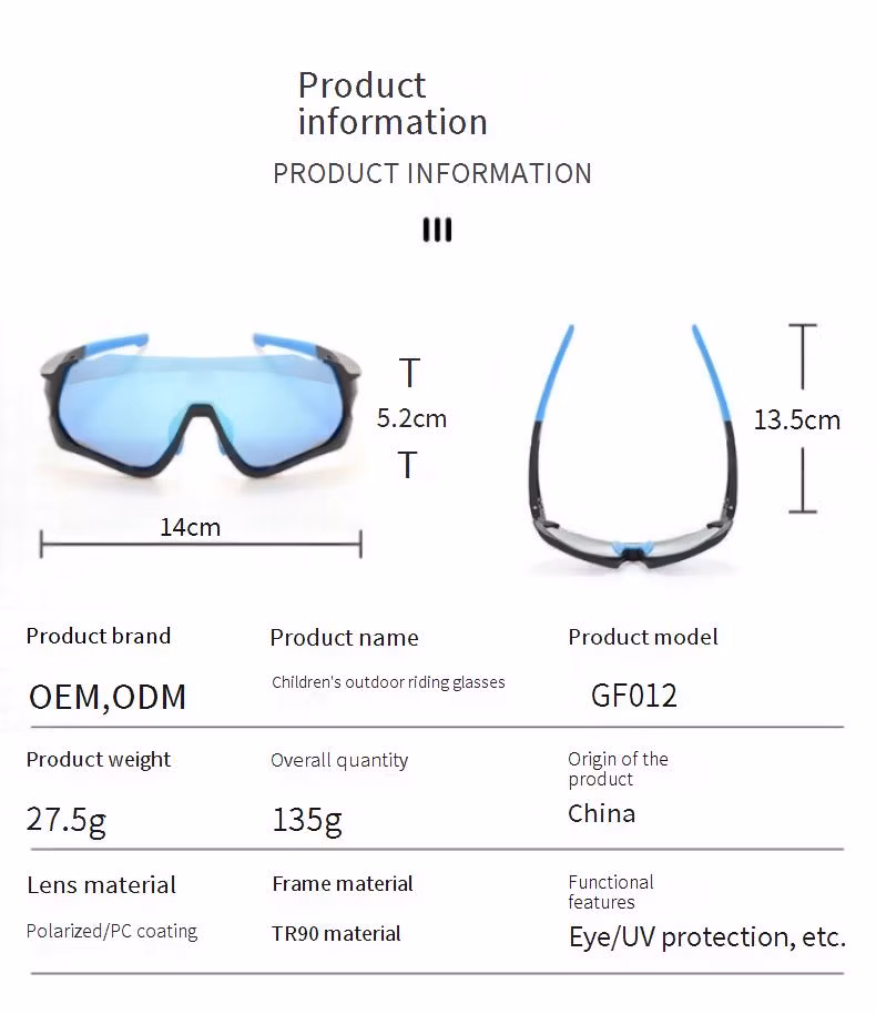 Fashionable Polarized Sunglasses with Custom Logo for Kids 5-12 Years Old