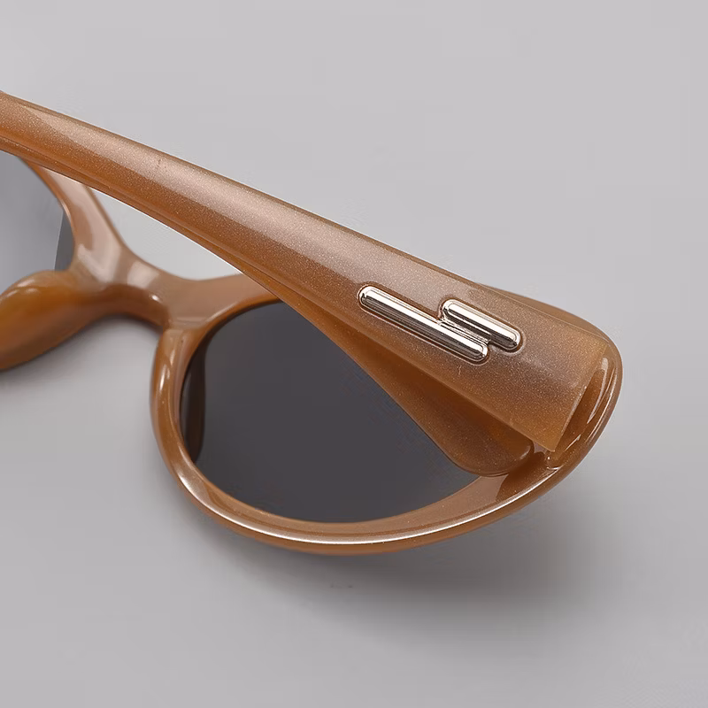 2024 New Arrivals Luxury Candy Cat Eye Sun Glasses Jelly Fashion Brand Designer Unisex Y2K Polarized Sunglasses with Brand Logo