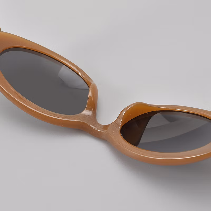 2024 New Arrivals Luxury Candy Cat Eye Sun Glasses Jelly Fashion Brand Designer Unisex Y2K Polarized Sunglasses with Brand Logo