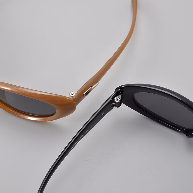 2024 New Arrivals Luxury Candy Cat Eye Sun Glasses Jelly Fashion Brand Designer Unisex Y2K Polarized Sunglasses with Brand Logo