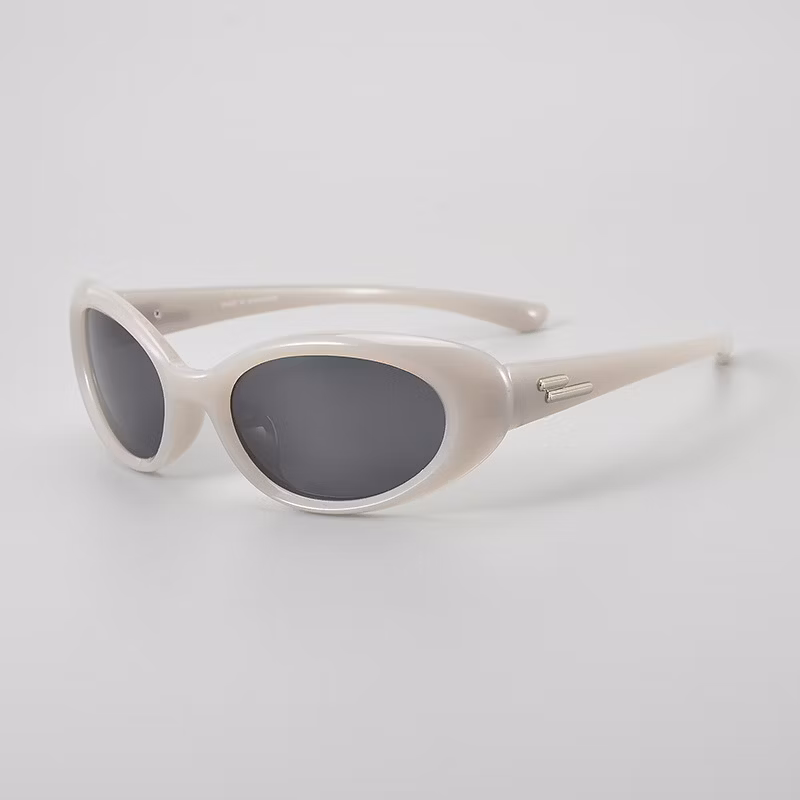 2024 New Arrivals Luxury Candy Cat Eye Sun Glasses Jelly Fashion Brand Designer Unisex Y2K Polarized Sunglasses with Brand Logo